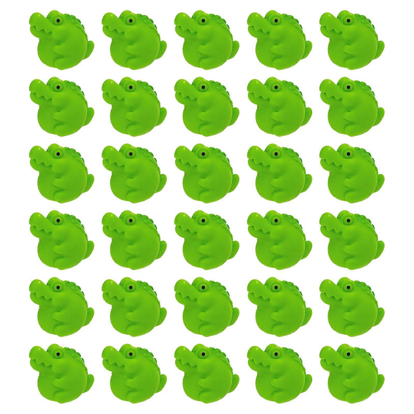 30Pieces Set of Miniature Alligators Figures Resins Reptiles Figurines Ornaments for Creative Projects and Decoration