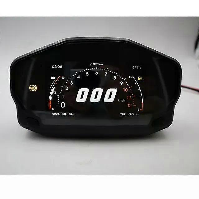 Universal TFT Motorcycle Speedometer Speed Meter 12V Dashboard