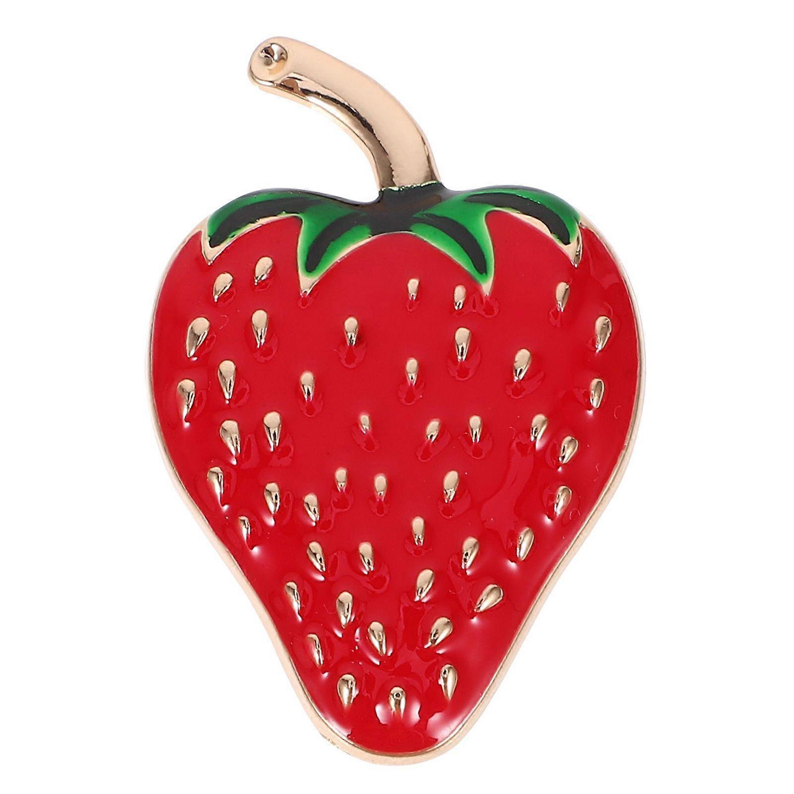 Lovely Knob Pull Handle Drawer Cupboard Cabinet Strawberry Modeling Cupboard Drawer Dresser Pull
