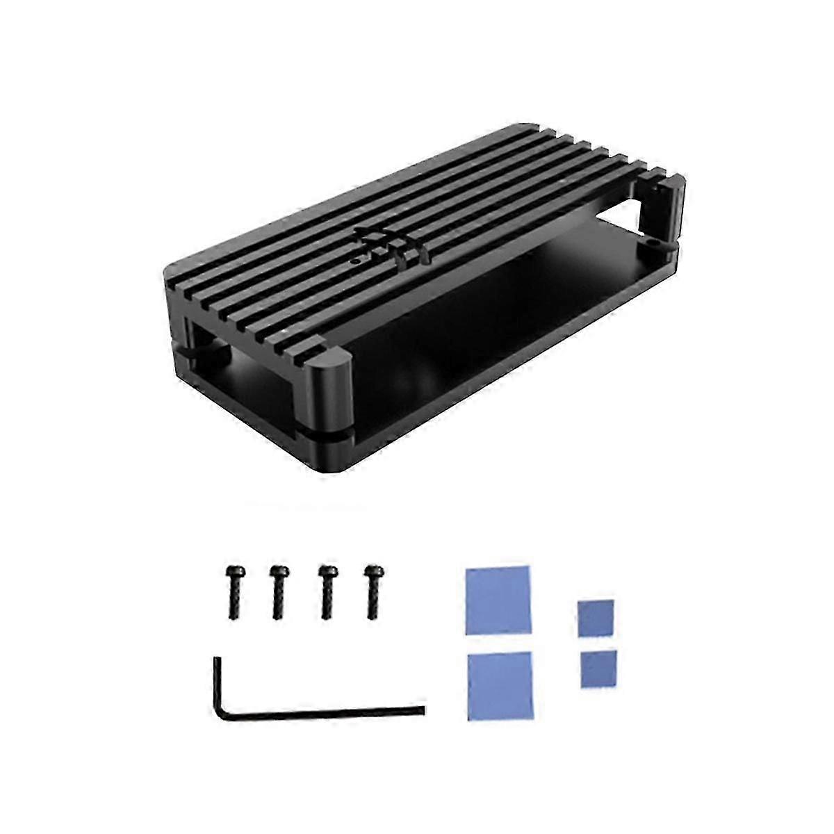 adatto per Zero 2 W Custodia in lega di alluminio Dissipatore di calore a raffreddamento passivo Custodia protettiva universale adatta per RPi Zero 2
