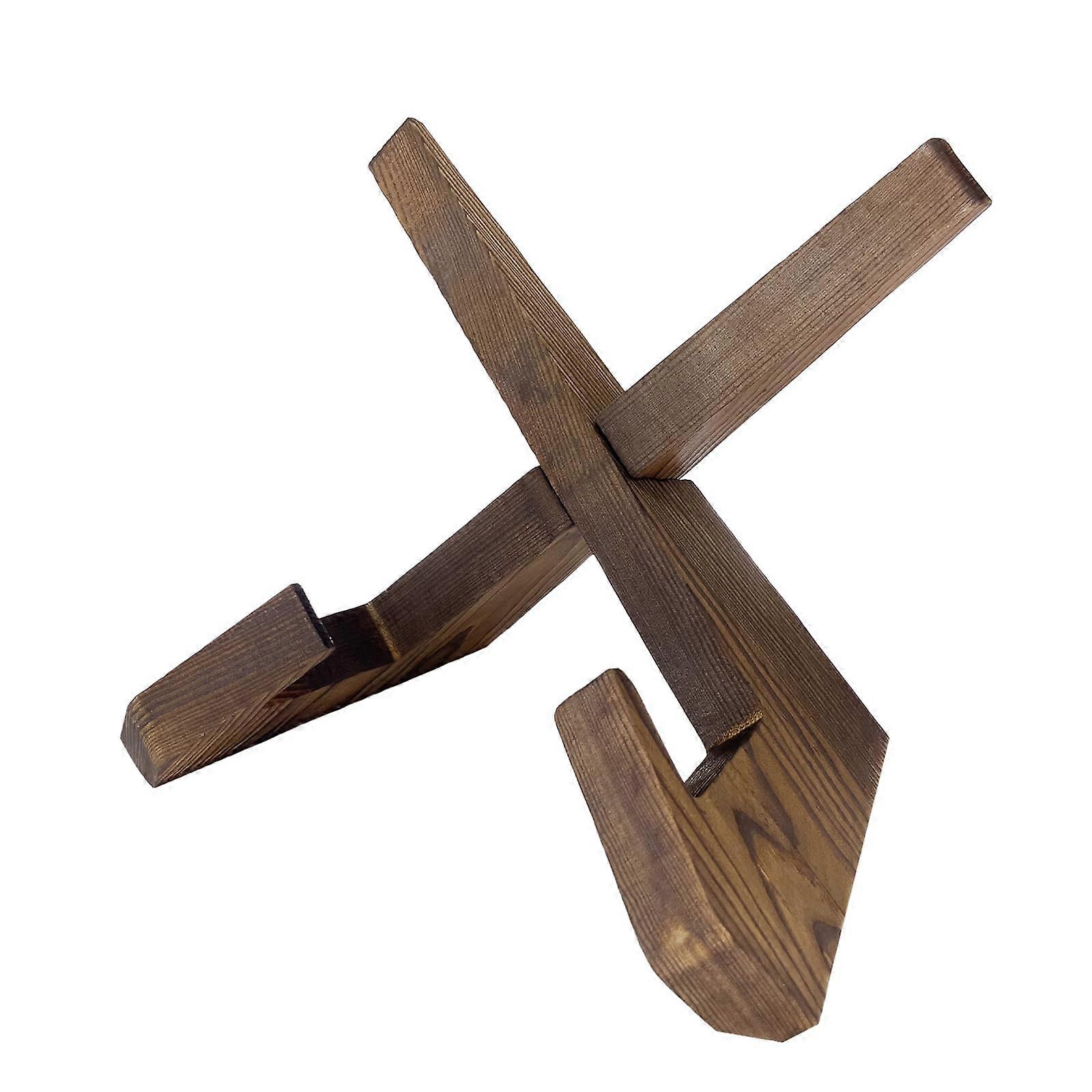 Wooden Cookbook Stand for Kitchen - Adjustable Recipe Book Holder, Compatible with Tablets and Cookbooks, Rustic Durable Design