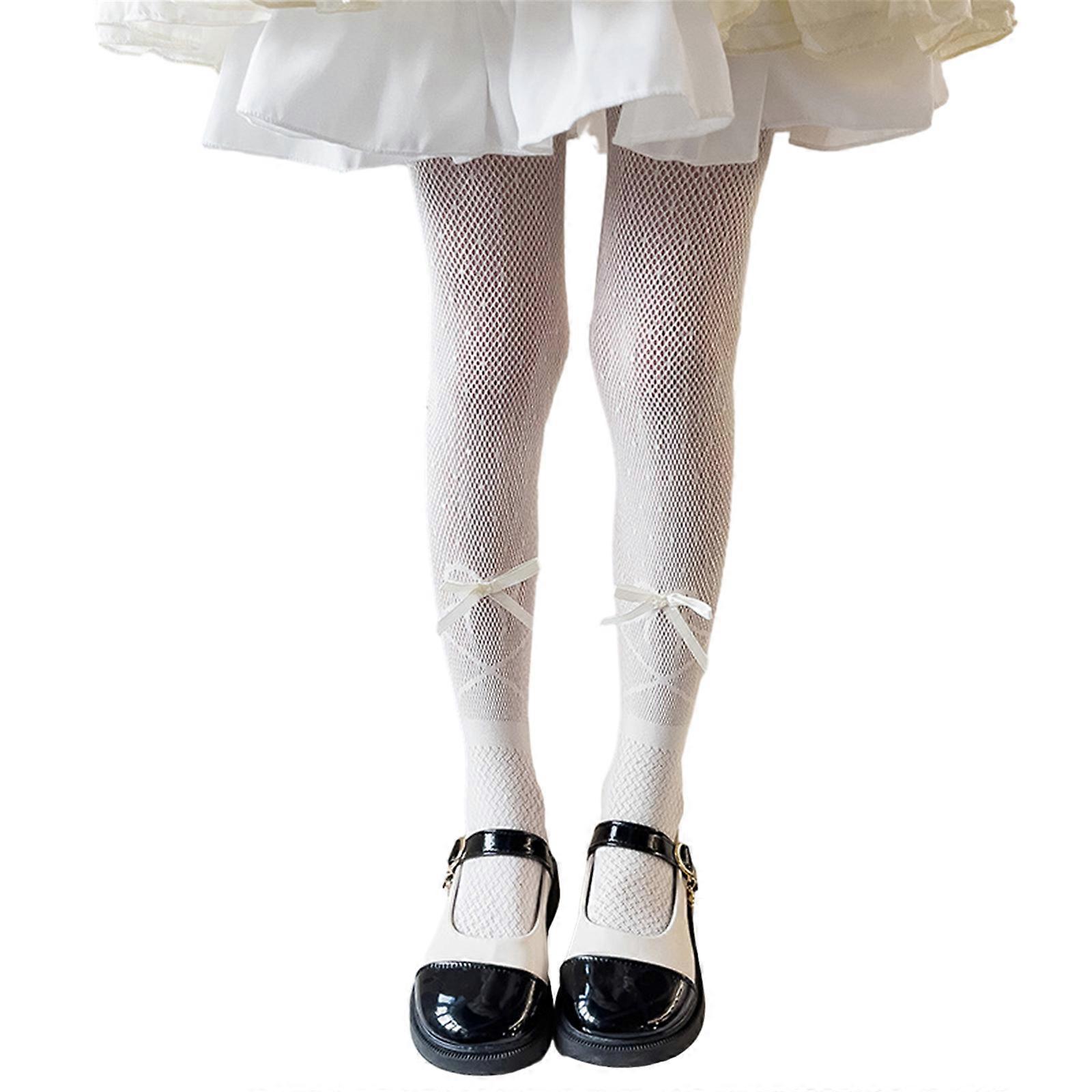 Mesh Hollow Leggings for Little Girls AntiSlip Spring Stockings