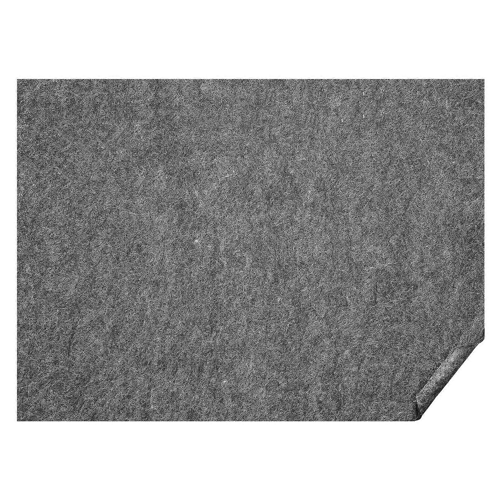 Tæppepudegriber, 8' x 10' beskyttende dæmpende tæppepude, 0,24" tyk - dobbelt overfladefilt, 7-8 område, grå