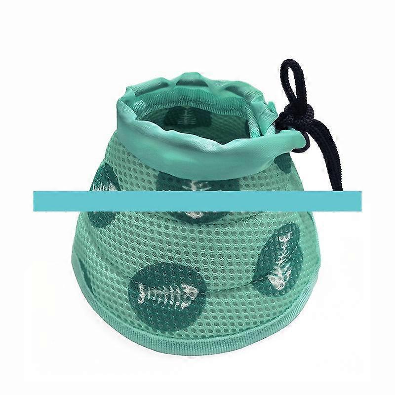 New Pet Cone Collar Recovery Cone Adjustable Cotton Blends Neck Recover Cat Dog Printed Elizabeth Circle Pet Protection Collar