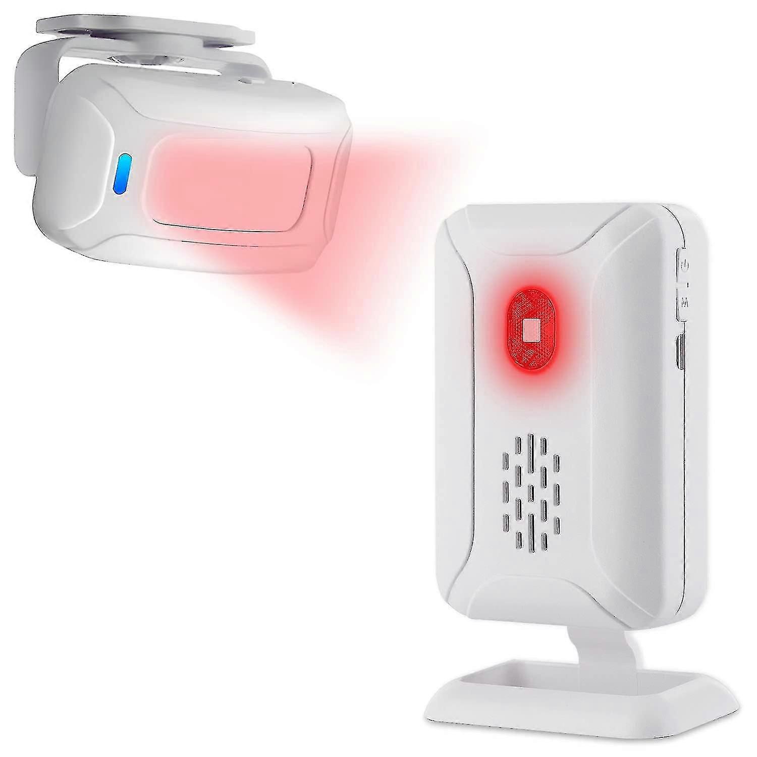 Wireless Doorbell, Motion Sensor Door Chime,store Welcome Buzzer Monitor With Pir Detector