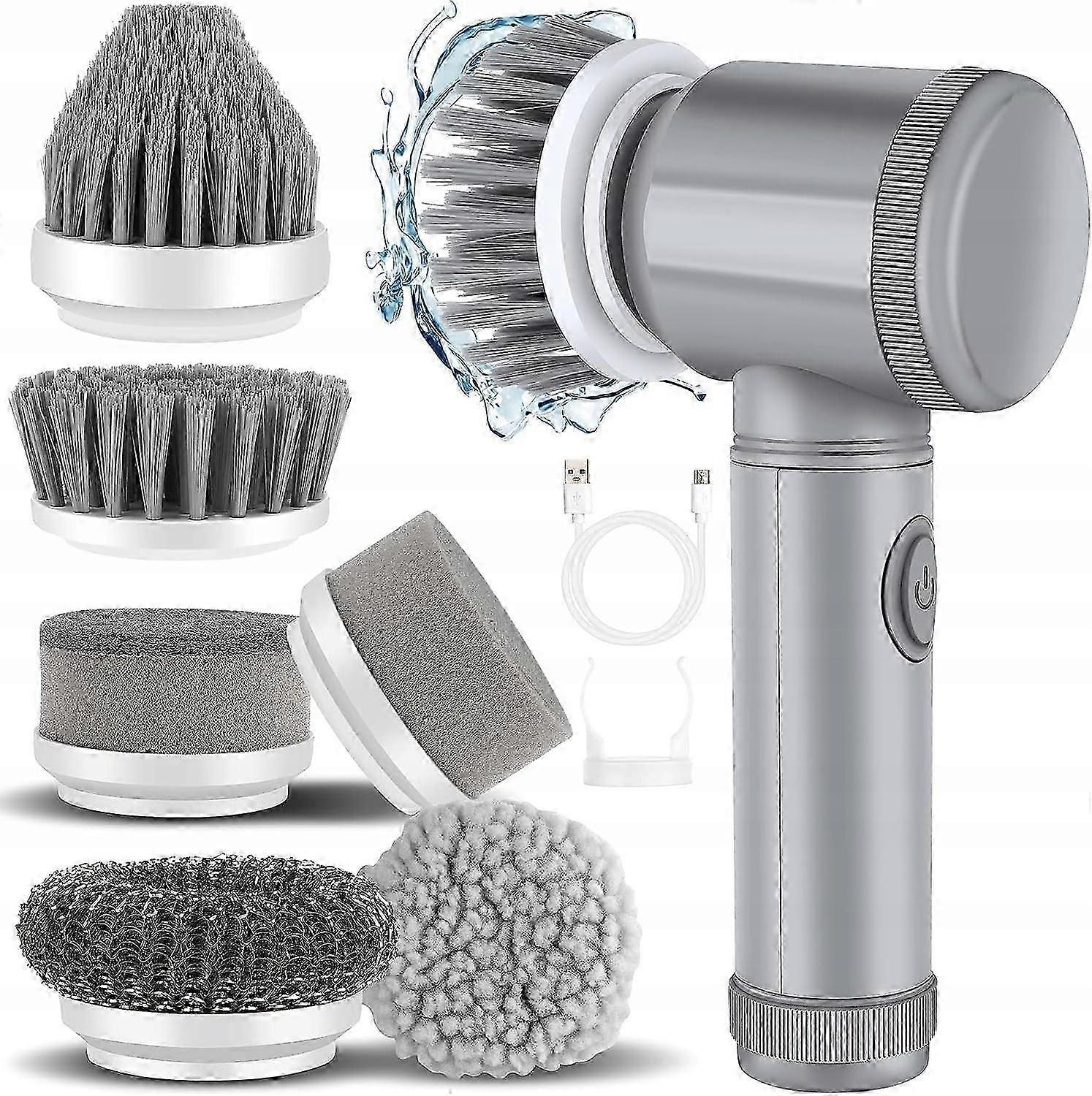 Electric Rotary Brush For Cleaning Set Of Xxl Pads