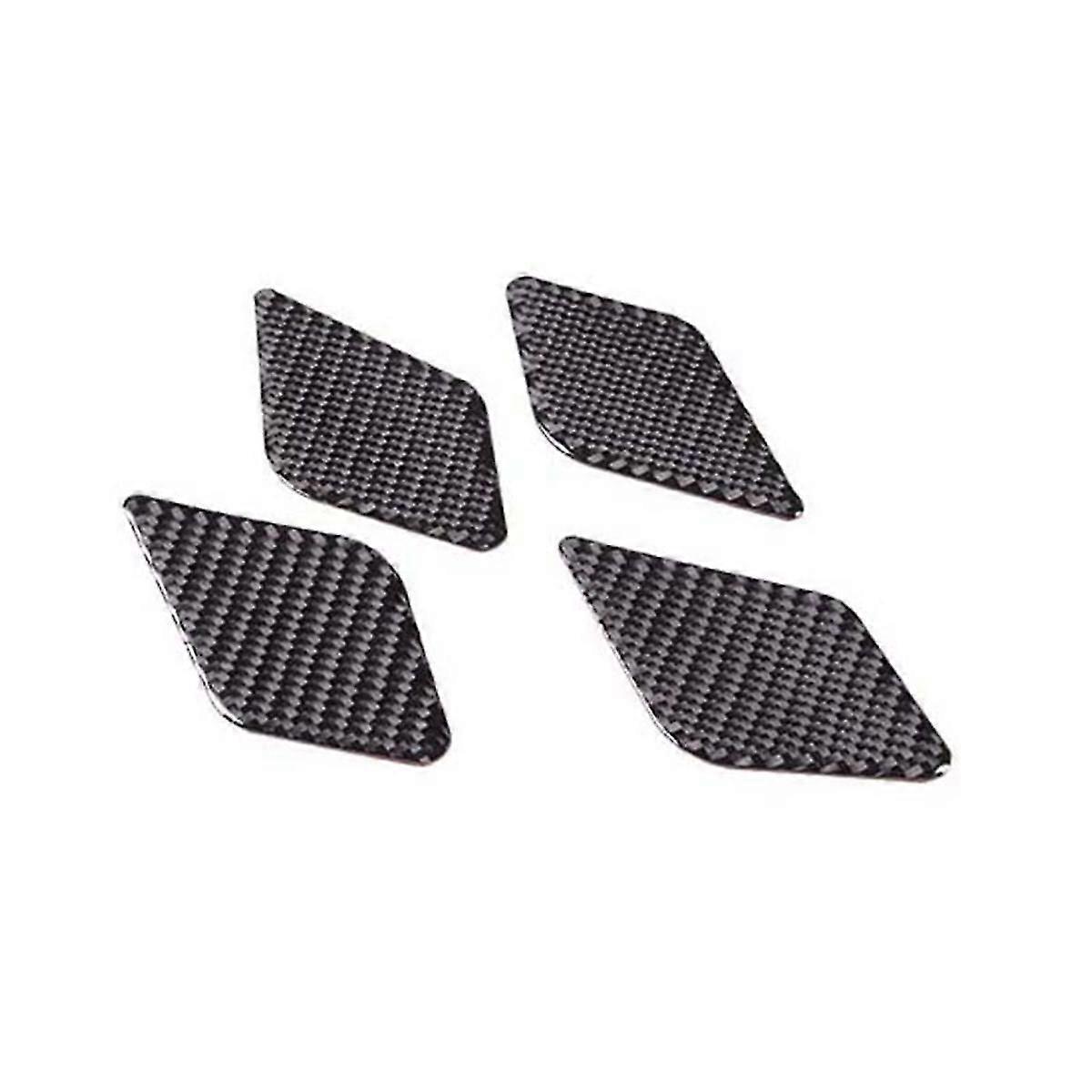 For - C-Class W206 2022 2023 Soft Carbon Fiber Car Inner Door Handle Bowl Cover Trim Sticker Access