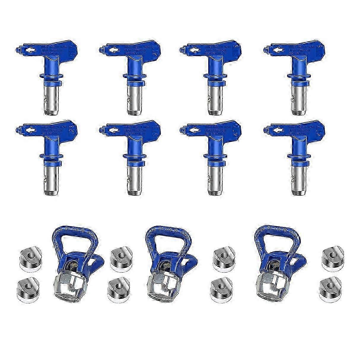 8Pcs Airless Paint Nozzles Set Reversible Spray Tips Airless Paint Sprayer Nozzle Tips Airless Spra