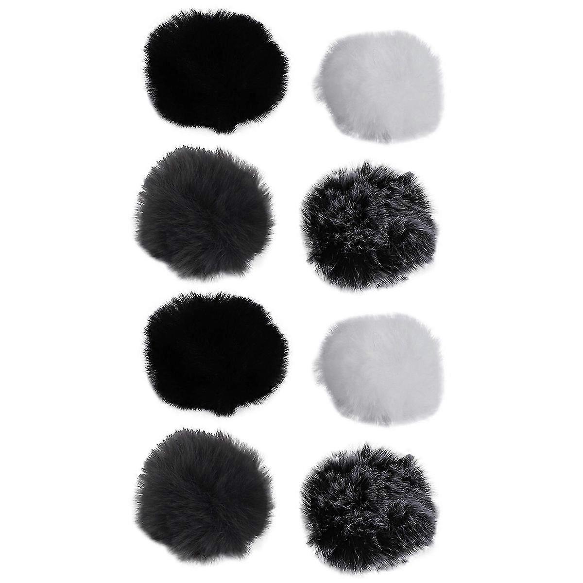 8pcs universal lavalier microphone furry windscreen for lapel mic