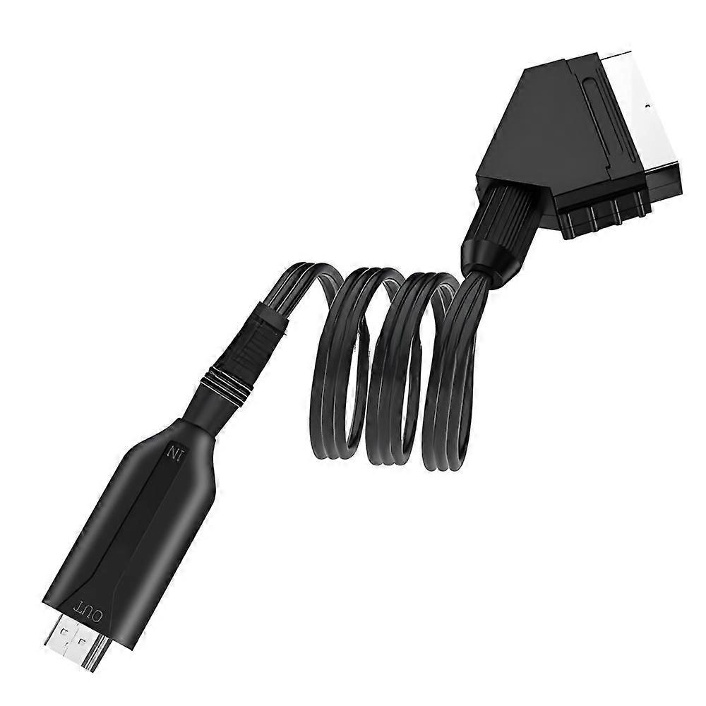 Digital Transformation: Convert Scart To Hdmi For Modern Viewing, Supports Widescreen Compatibility, Plug And Play For Effortless Setup, Experience
