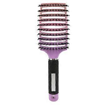 Vented Brush Hollow Round Teeth Design Professional Fast Drying Hair Detangling Portable Comb