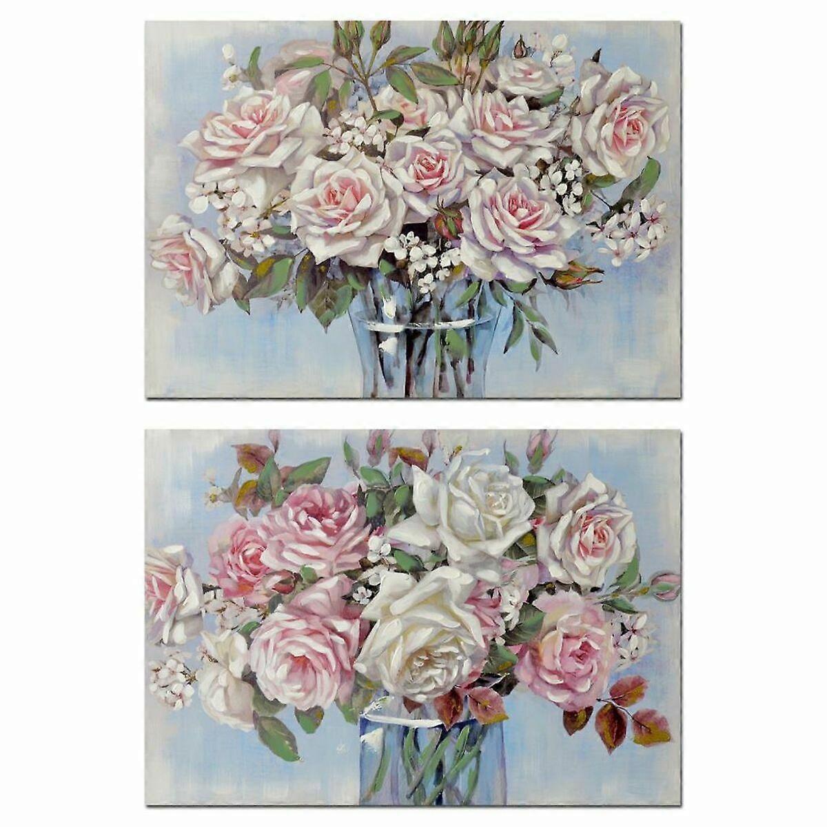 Canvas DKD Home Decor Canvas Wood MDF 100 x 3 x 70 cm