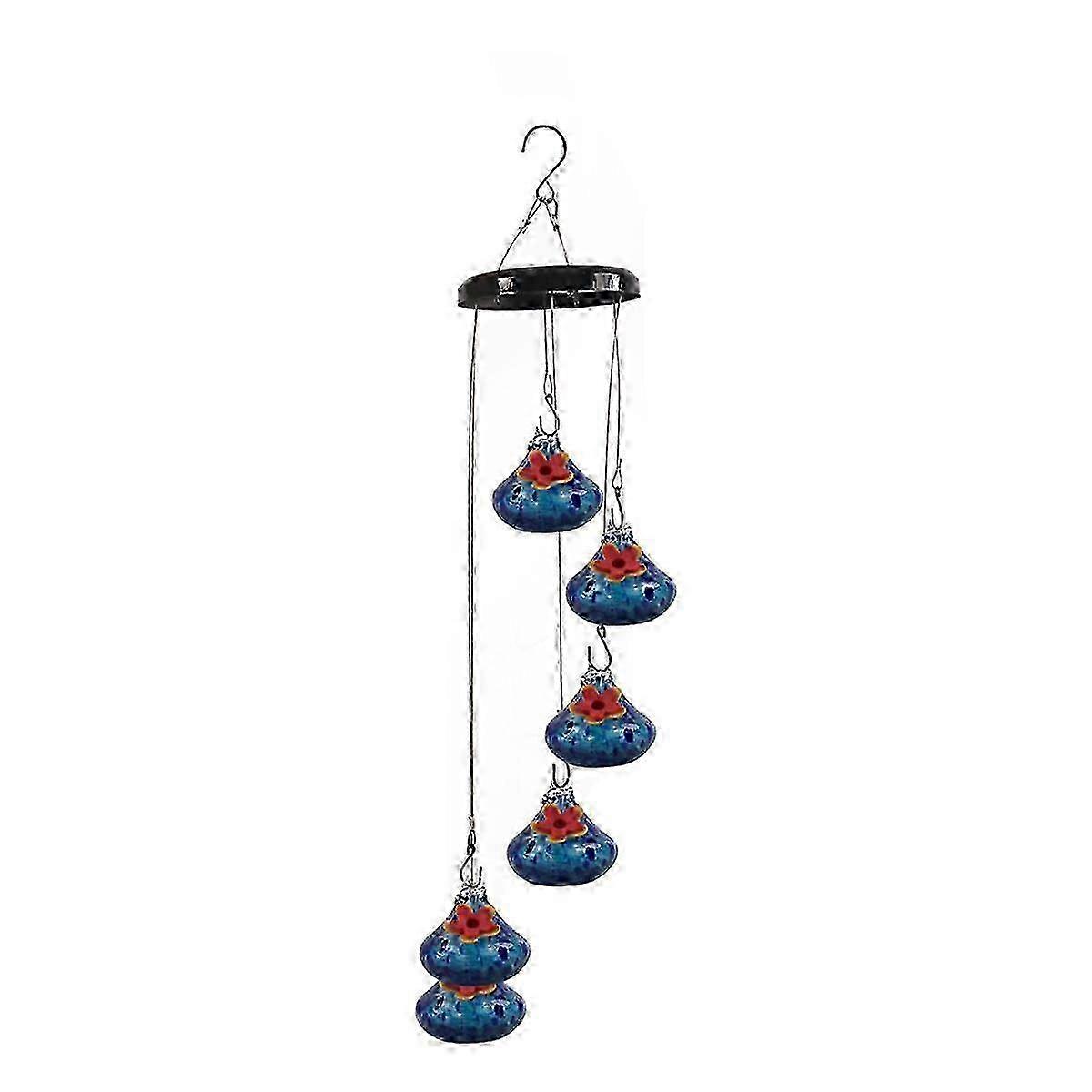 Wind Chime Bird Feeder suitable Charming Wind Chimes Bird Feeders, for Viewing, Bird Feeders suitable for Outdoors, S