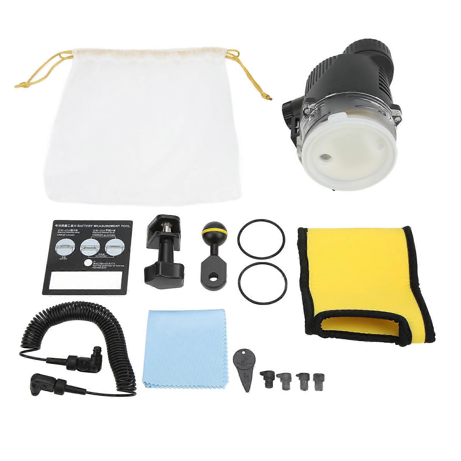 Powerful Waterproof Strobe Light for Diving Photography - 100m Depth, Versatile Modes