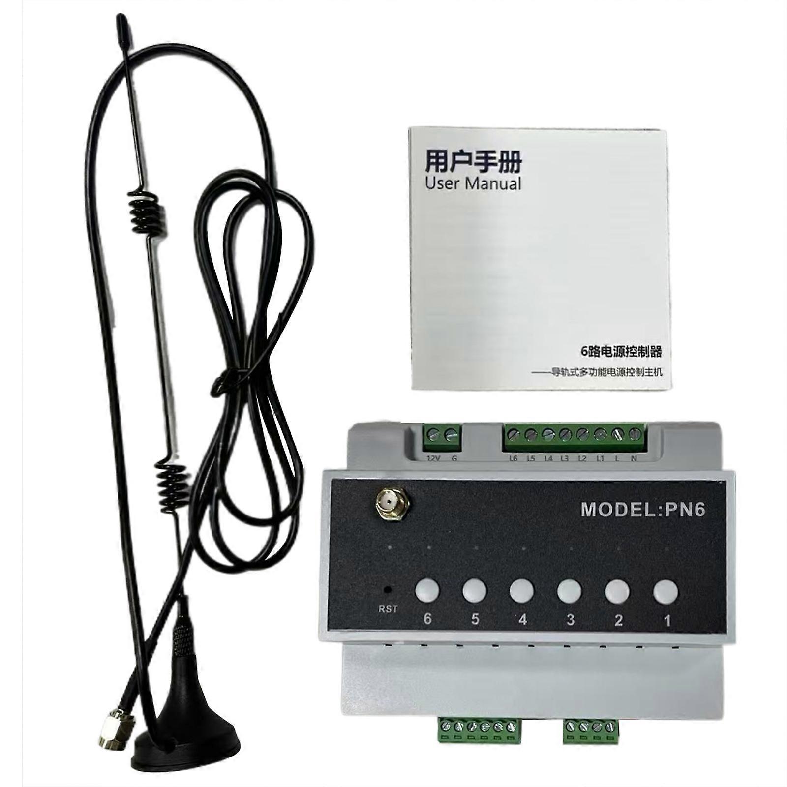 6 Channel 16A Relays Switches Module Remote Control Appliance Control Module Intelligent Home Networks Switches Module