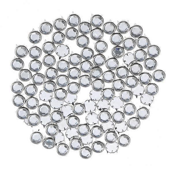 3-500 Pieces Metal Rhinestone Rivet Studs DIY Making Finding