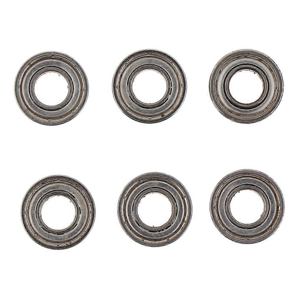 6 יחידות כפול מוגן כדורי מיסבים מתכת עבור P407 1 2 RC משאיות אביזרים