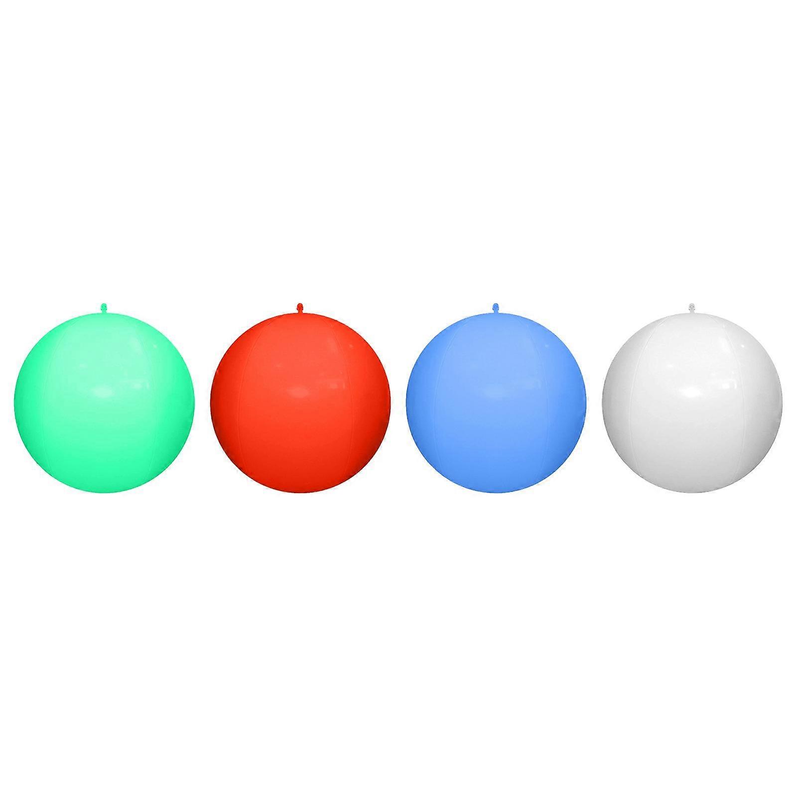 4Pcs Beach Ball Toy Floating Pool Ball Summer Water Game Glow in The Dark Ball