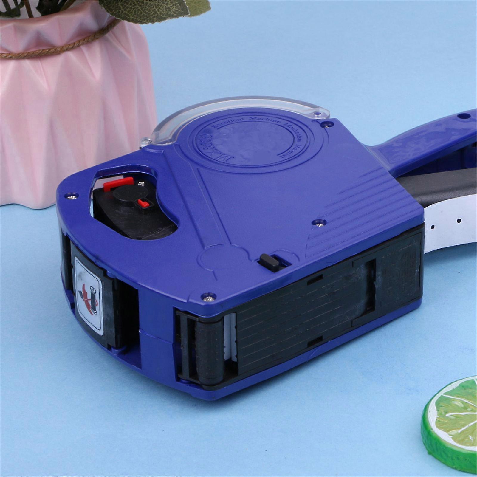 MX-5500 8 Digits Price Tag Gun Labeler Labeller Label Paper + 2 Ink Roller