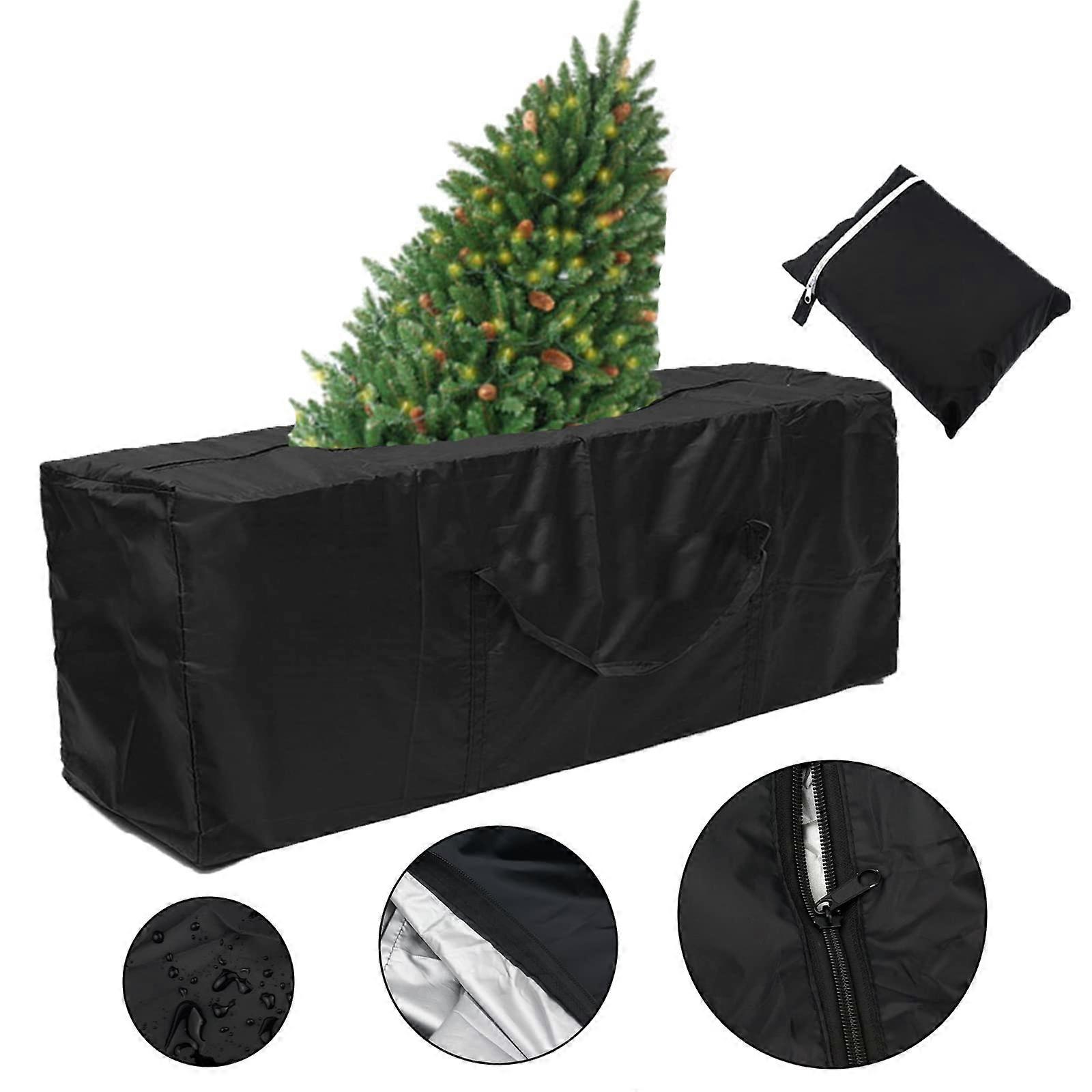 Black Protective Cover for Christmas Trees (173x76x51cm) Ref: 7207