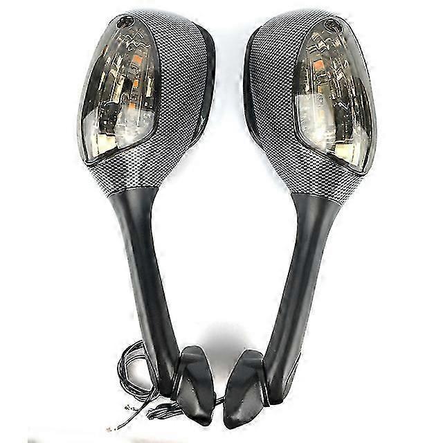 For Suzuki Gsxr 600 750 1000 2005 2006 2007 2008 2009-10 K6 K7 K8 Motorcycle Rearview Side Mirrors Led Turn Signal Light Mirror