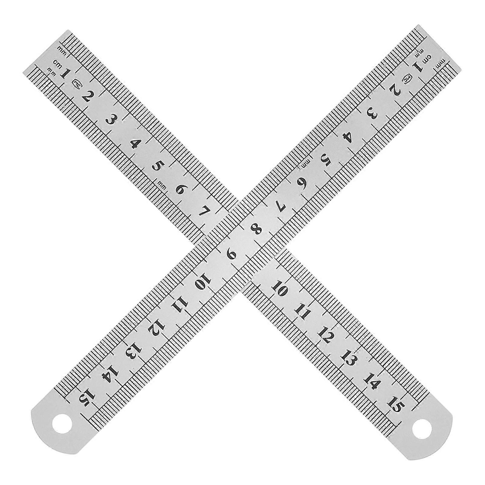 Compact and Sturdy Ruler Equipped with Dual Measurement Systems for Broad Applications