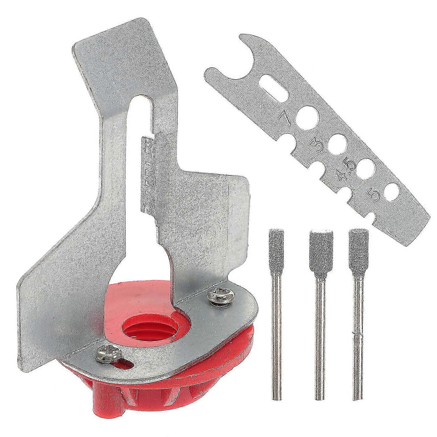 1 Set Chainsaw Sharpening Attachment Kit Sharpening Wheel Chainsaw File Adapter