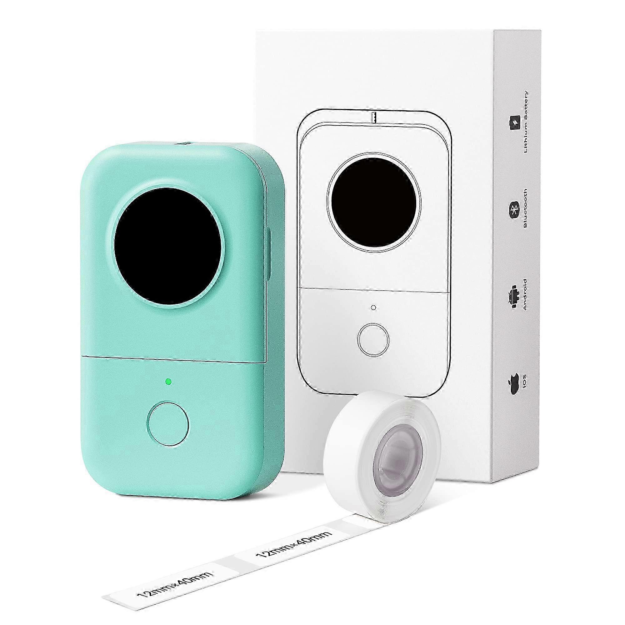 Wireless Bluetooth Label Maker - Thermal Label Printer Compatible with IOS & Android Systems, Ideal for Home Use