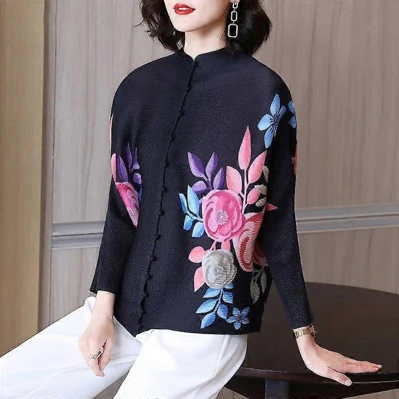 Spring loose middle-aged mother's western-style cardigan with a new temperament, age reducing short jacket, versatile top