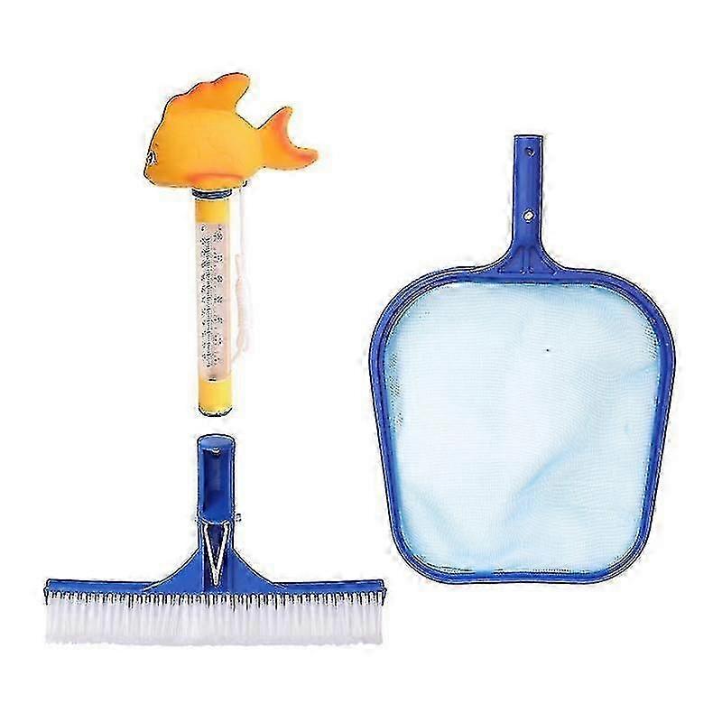 42X29cm Assorted Color Pool Brushes & Brooms 1 Set Reliable Pool Scoop Net Telescopic Rod Landing Ne