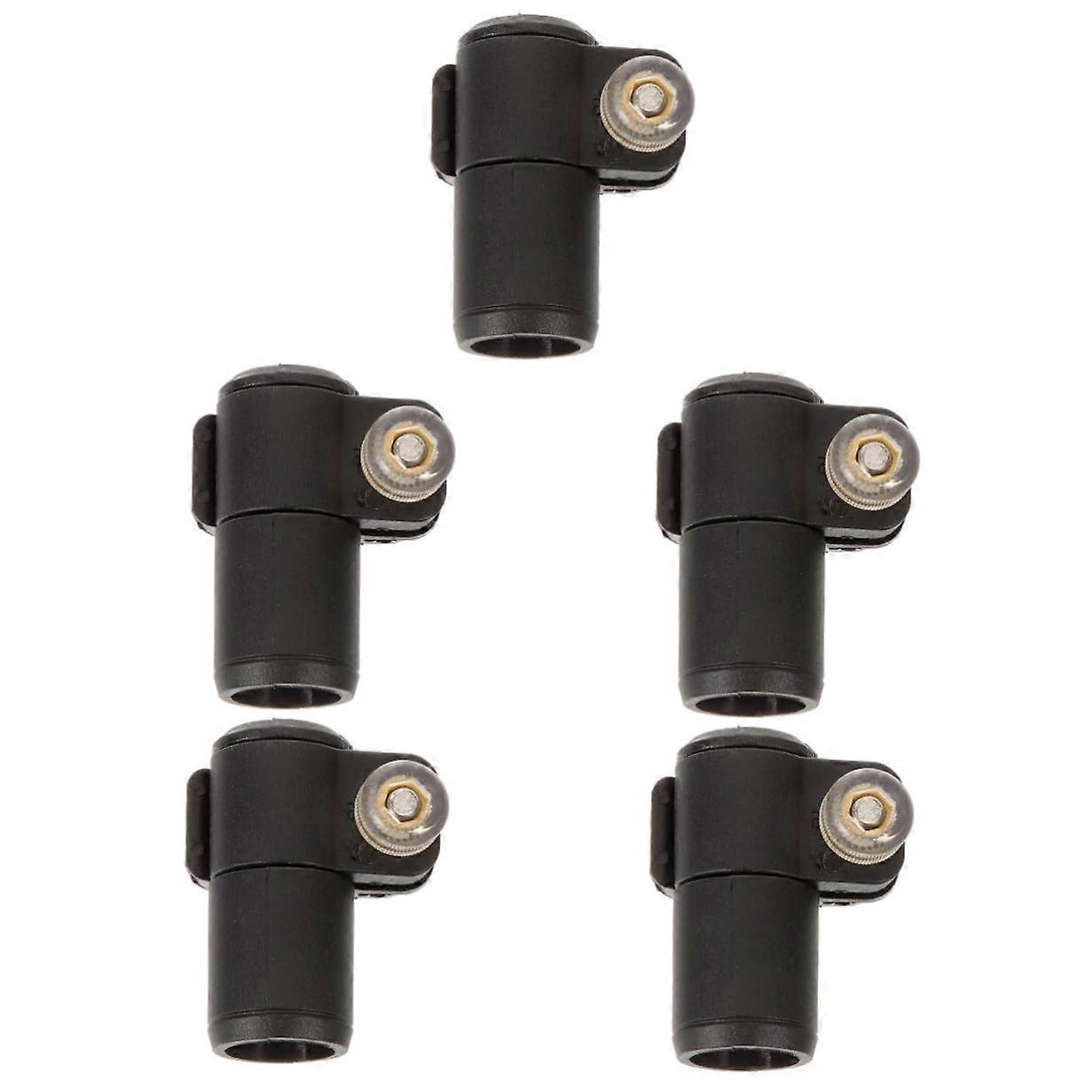 External locking for trekking poles, unique path zapping, rubber stopper, walking stick lock, black 5