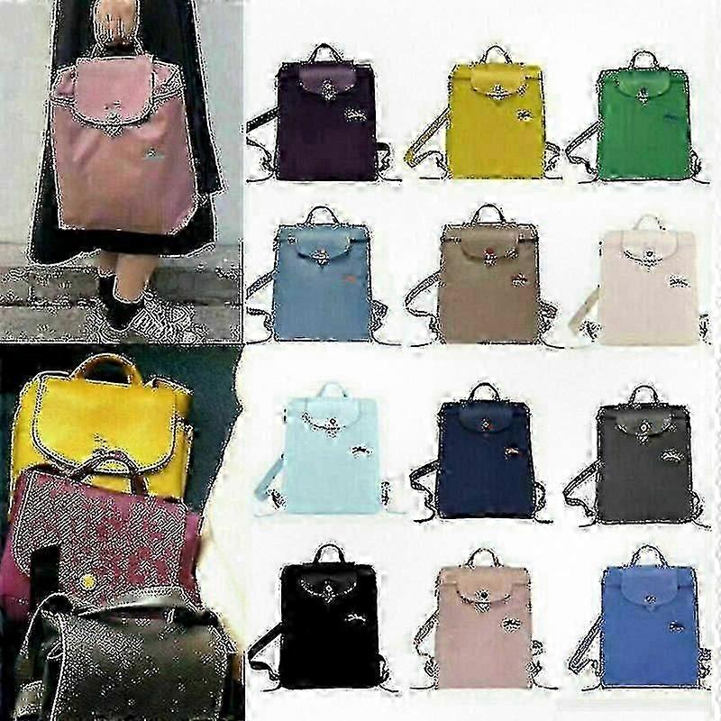 Longchamp Nylon Zip Backpack για Γυναίκες και Άνδρες Ελαφριά αναδιπλούμενη τσάντα ταξιδιού