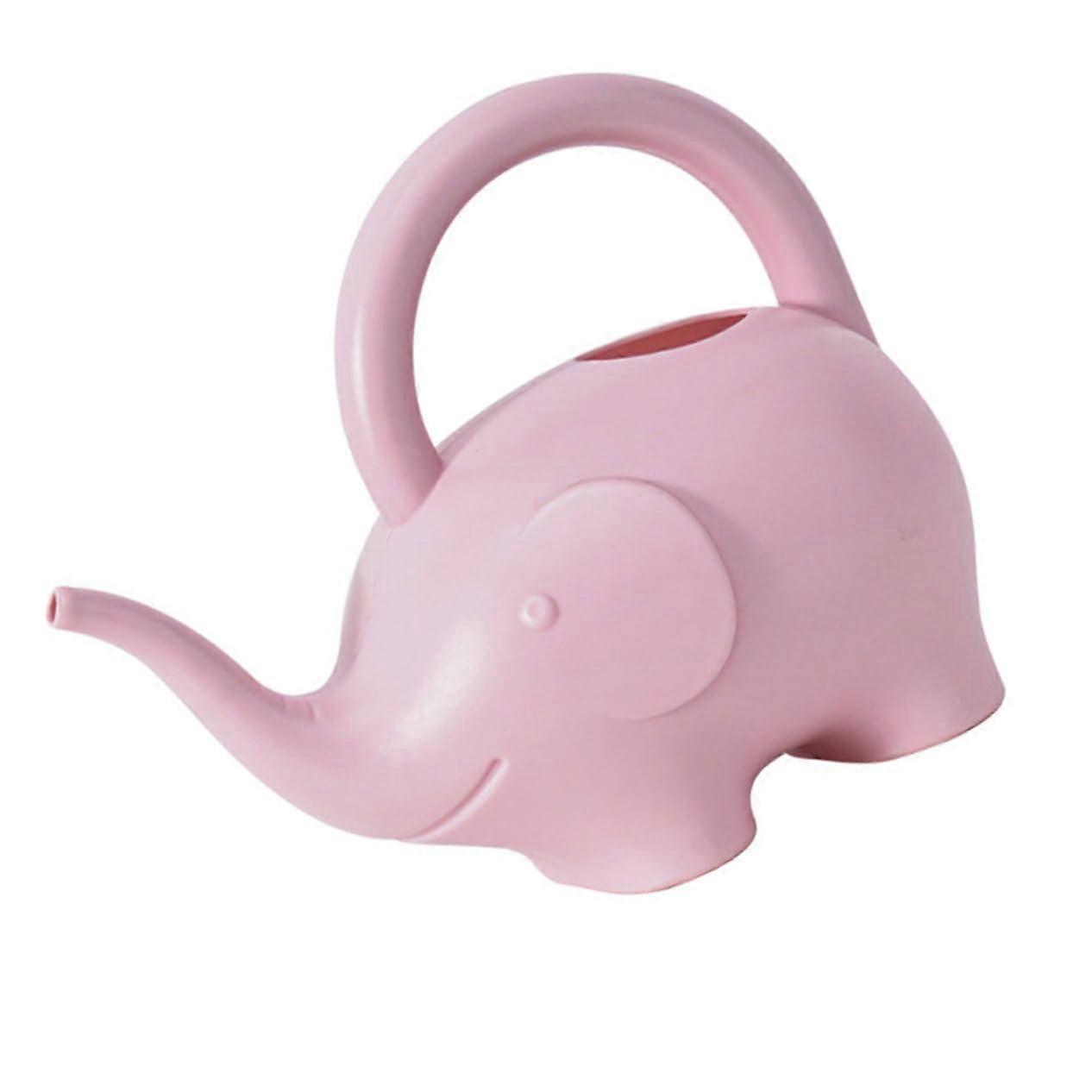 Cartoon Elephant Watering Can Plastic Pink