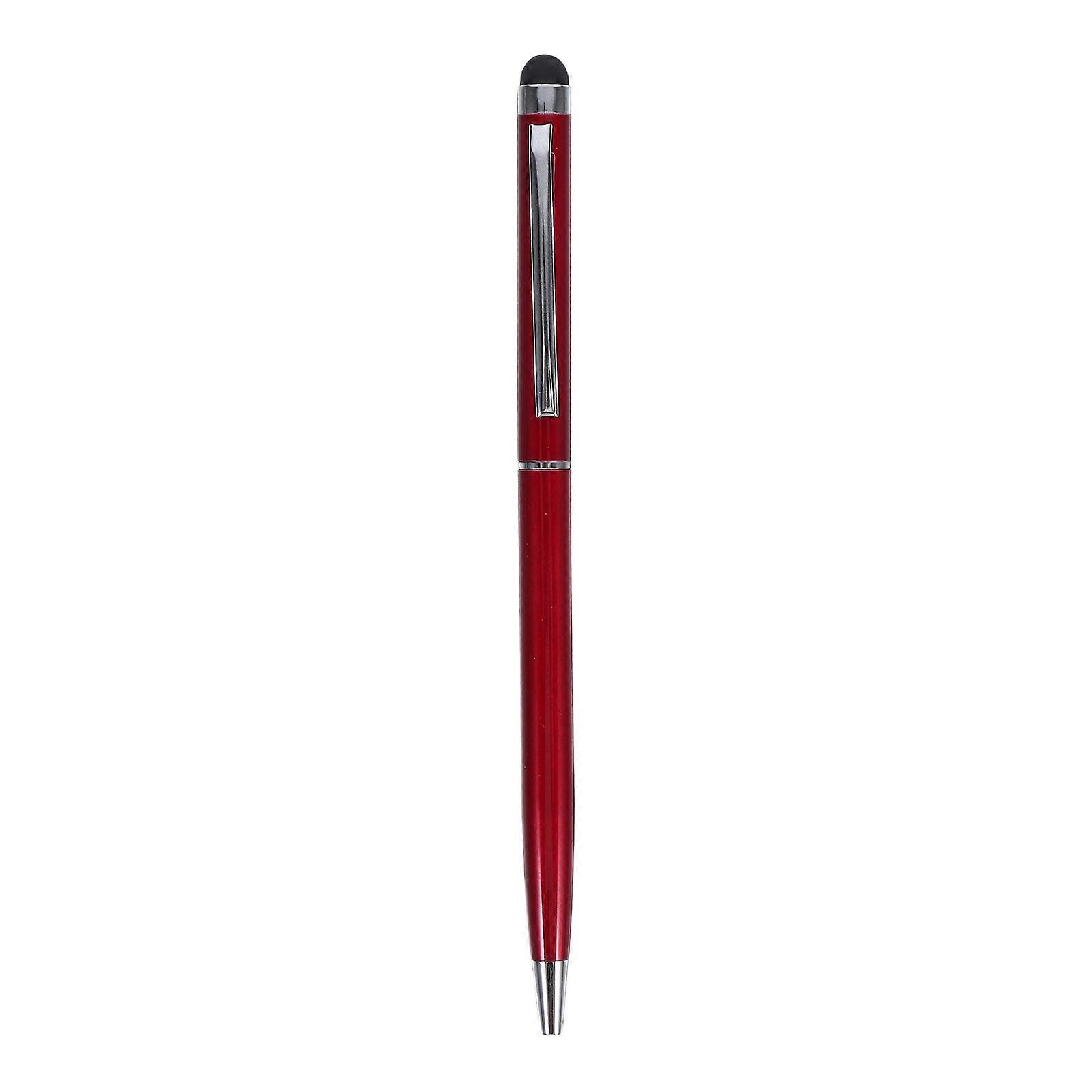 Phone Pens Stylus Dual Purpose Ballpoint Pen for Students Dark Red Silicone 13 50X0 76X0 76CM 1Pcs