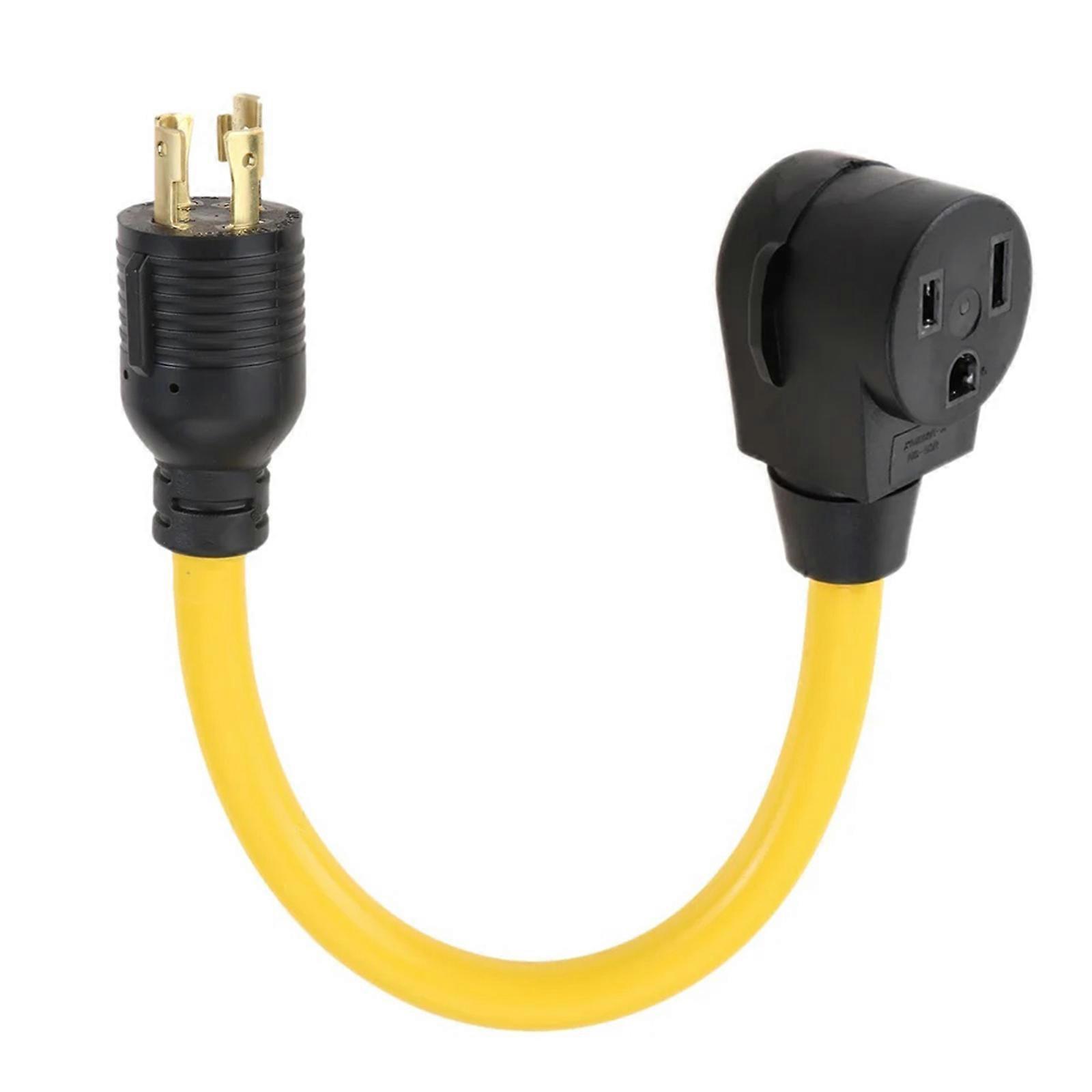 Heavy Duty Nema L14-30P to 6-50R Generator Power Cord Welder Adapter 4 Prong To 3 Prong 125/250V Welder Adapter