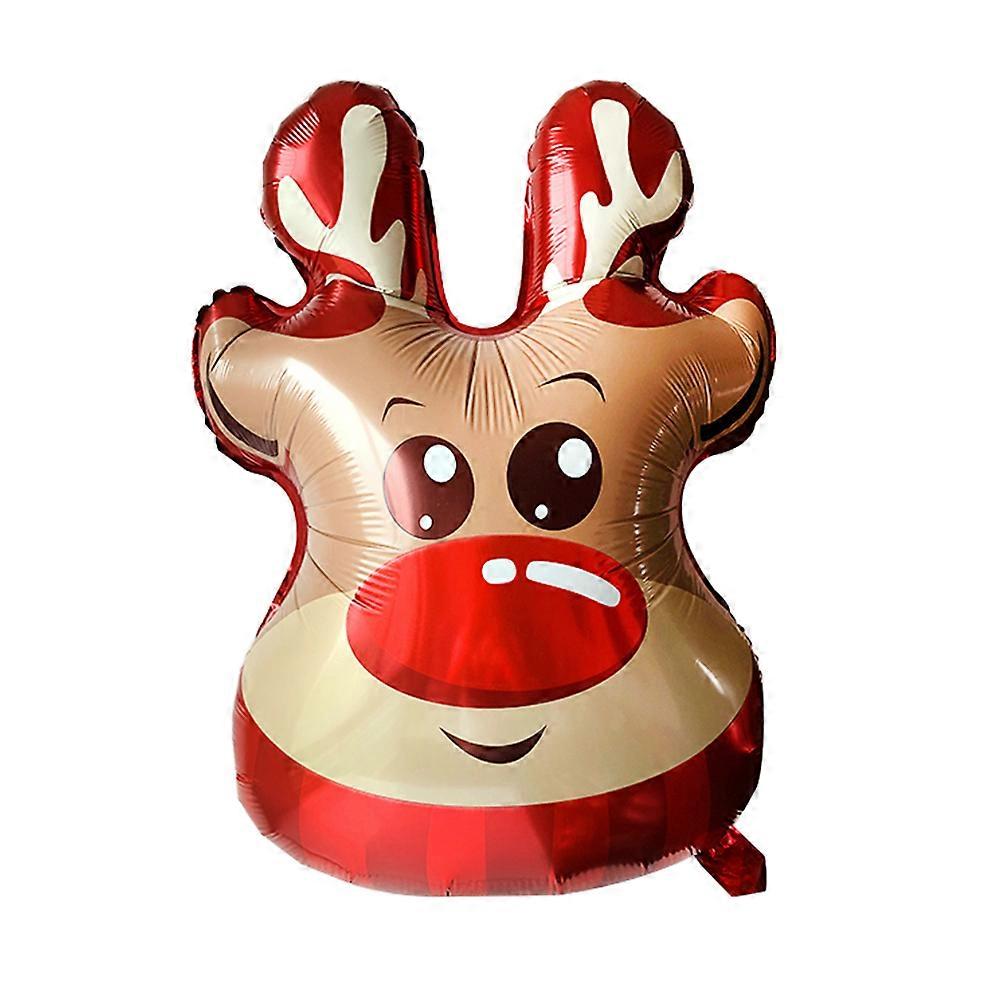 Foil Balloons Reindeer Party Decorations Festive Style Christmas Medium Size Aluminum Foil 1Set