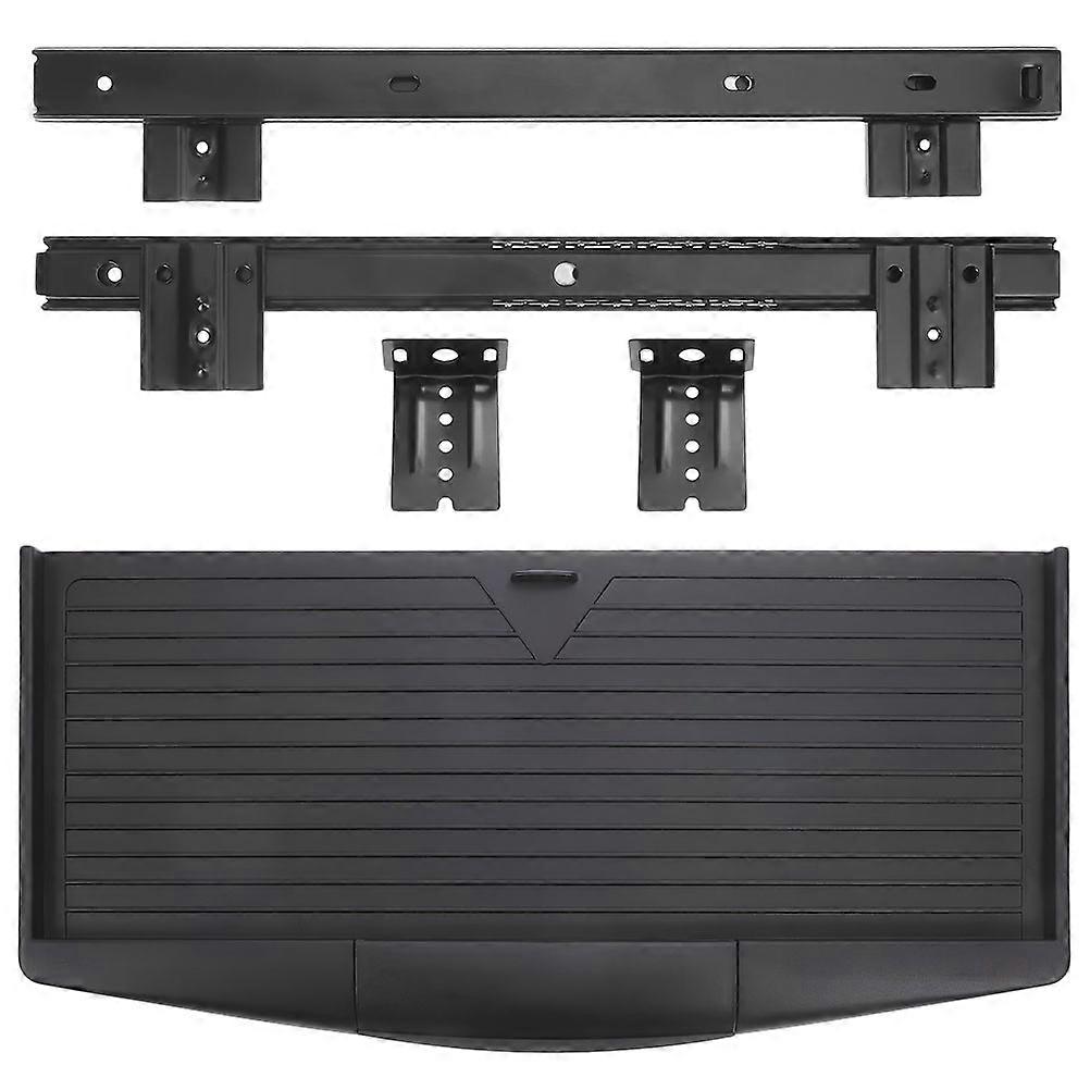 Desk Organizer Keyboard And Mouse Tray Slide Out Drawer Adjustable Height Ergonomic Comfort For Home Workspace 1Pcs