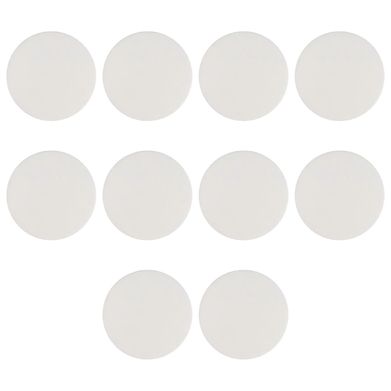 Pads Cabinet Stoppers Adhesive Door Stopper Impact Relief Door Handle 4.00X4.00X0.50cm 10Pcs