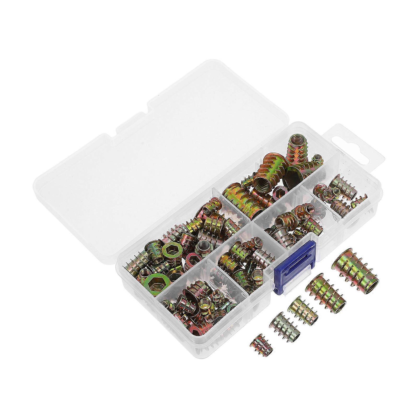 Furniture Hardware Parts Socket Screws Furniture Parts Handymen Assorted Color Excellent Stability 100Pcs