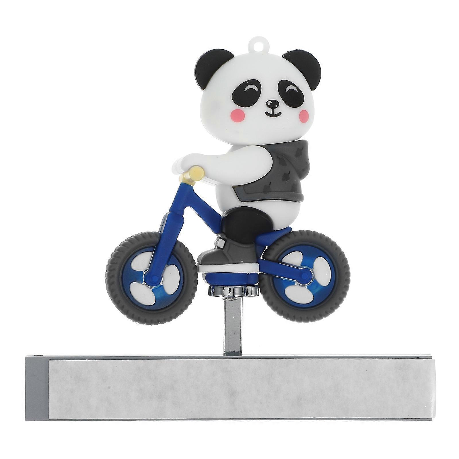 Decor For Car Dashboard Panda Decoration Bear Shape Vehicle Accessory Blue 1Pack