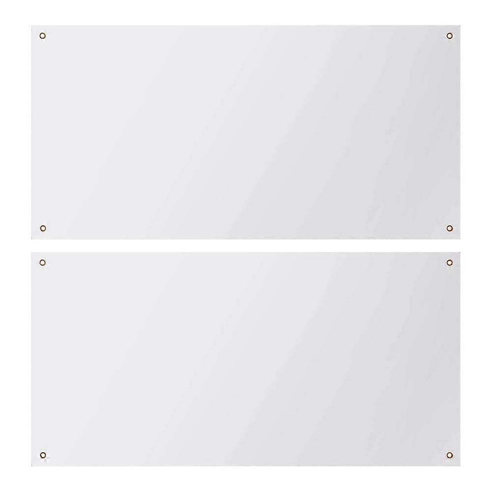 2pcs Blank Banners for DIY Decoration, Graffiti Cloth for Parties, Easy to Use Wall Hanging for Holidays and Events, Comfortable Painting Surface
