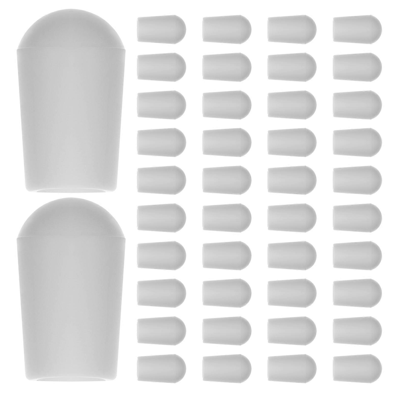 Clothes Hanger End Caps PVC Protective Covers for Hanging Hook 100Pcs