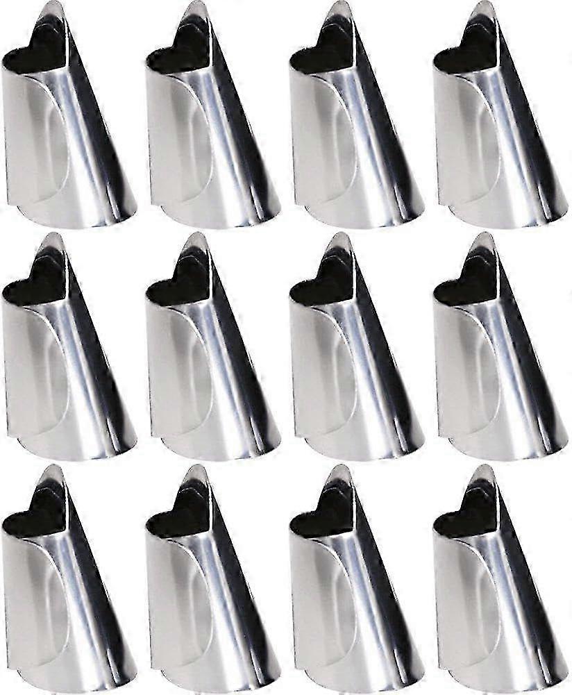Stainless Steel Finger Guard 12pcs Kitchen Safe Knife Tool