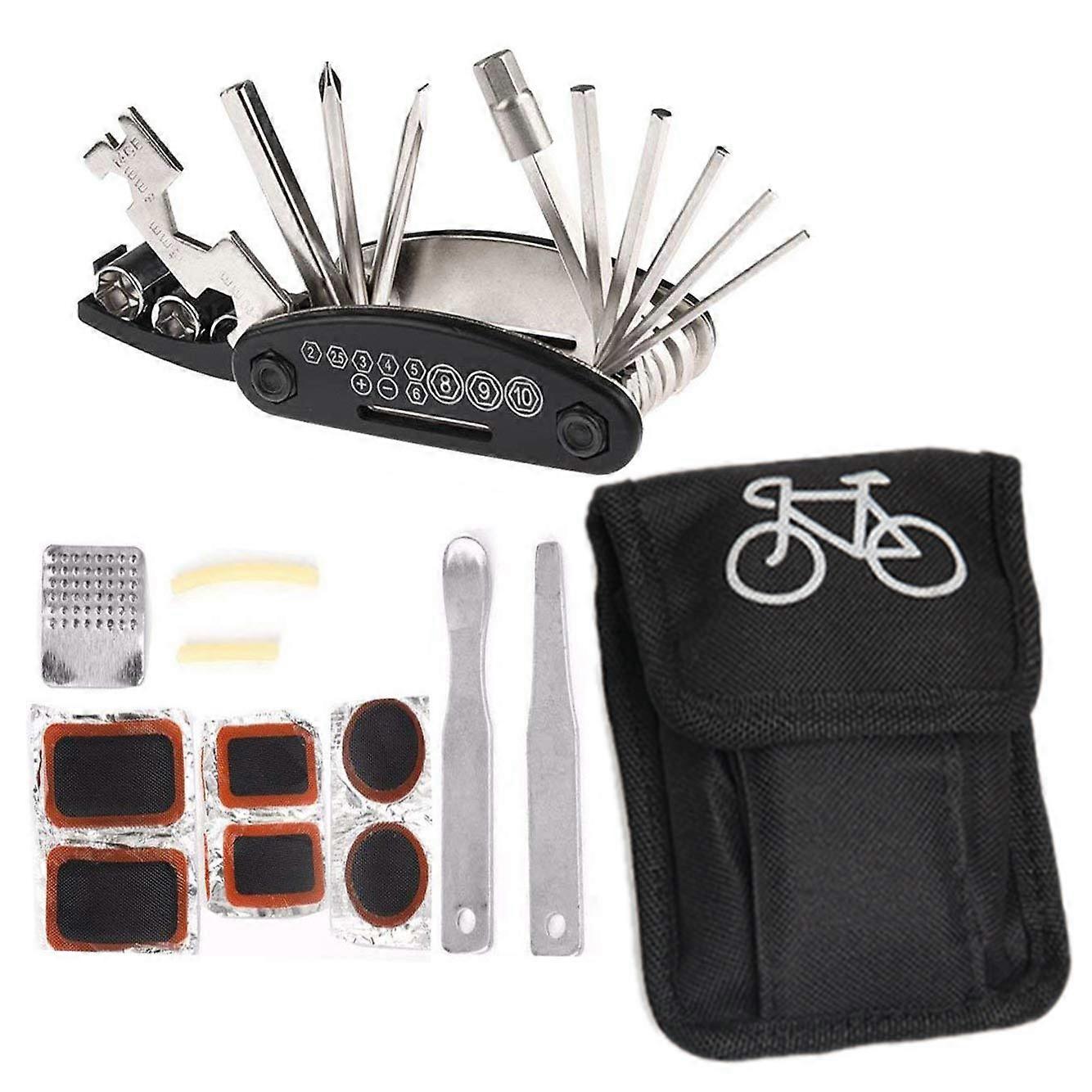 Multitool Bicycle Repair Set, 16 in 1 Bicycle Tool Multifunctional Tool