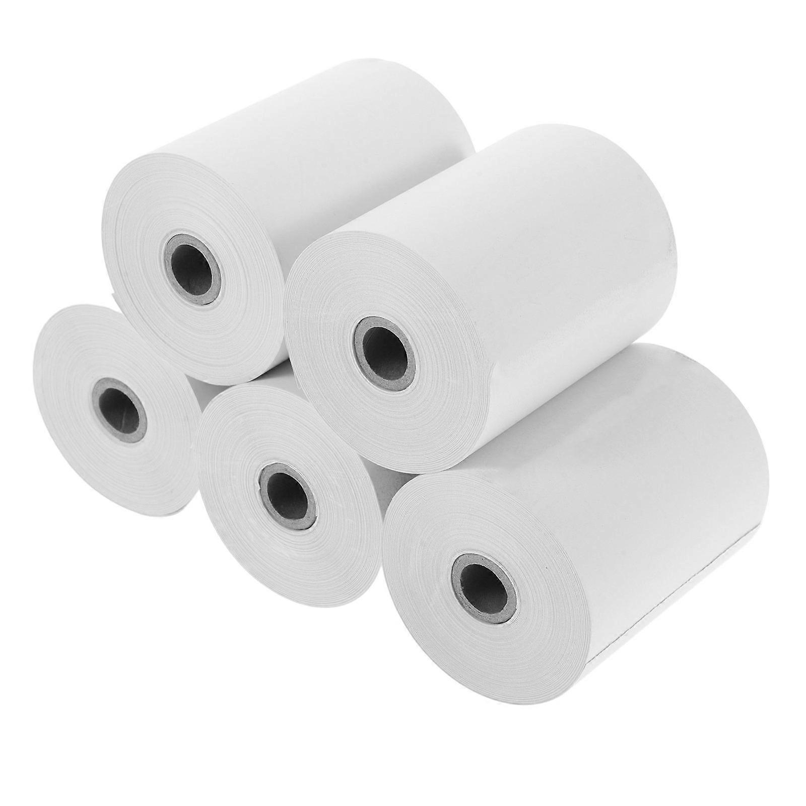 5 Rolls Thermal Printer Paper for POS Machines Universal for Shops, Offices, Hotels, and Restaurants