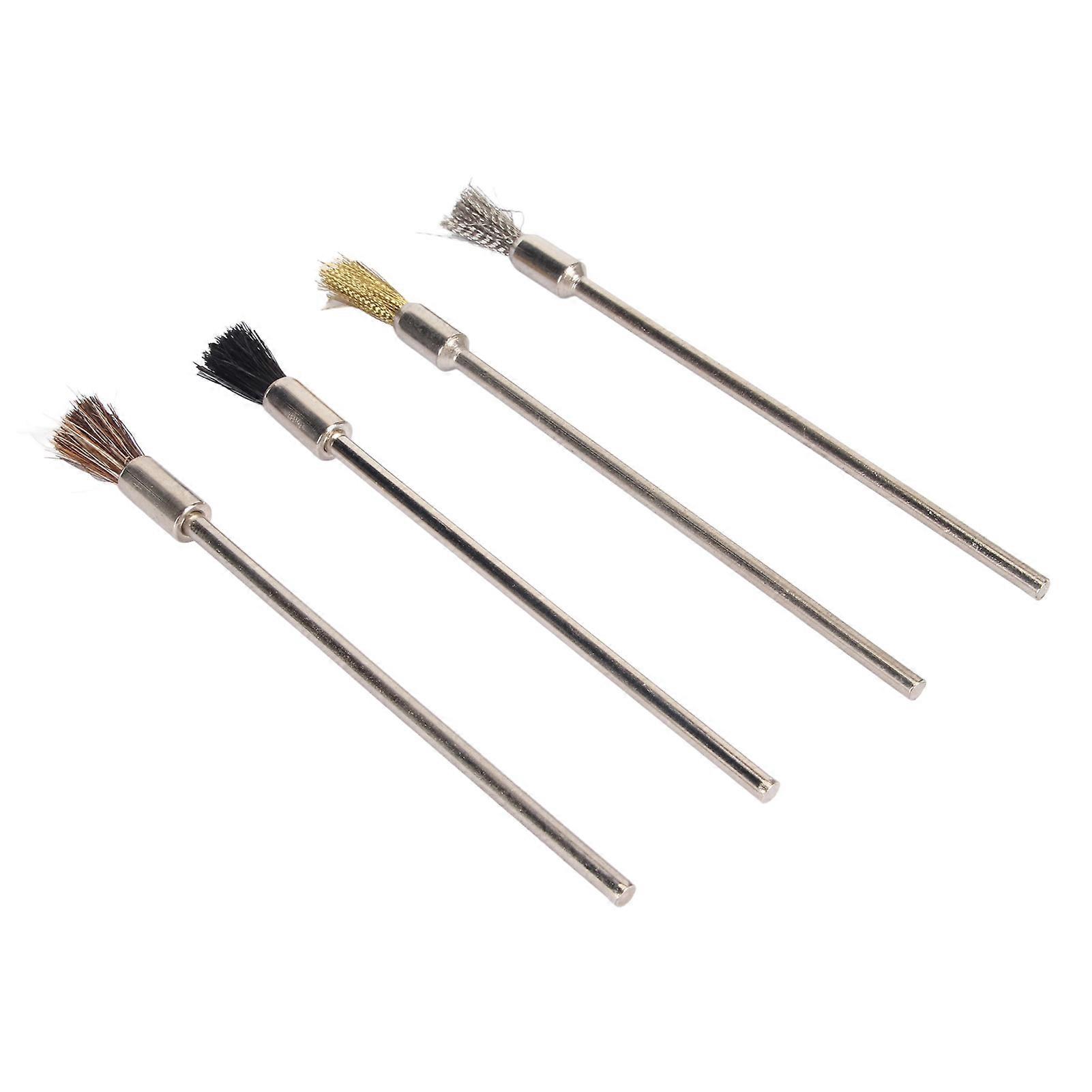 4pcs Watch Cleaning Wire Brush Watch Polishing Multi Functional Rust Removing Sanding Brush Pen 