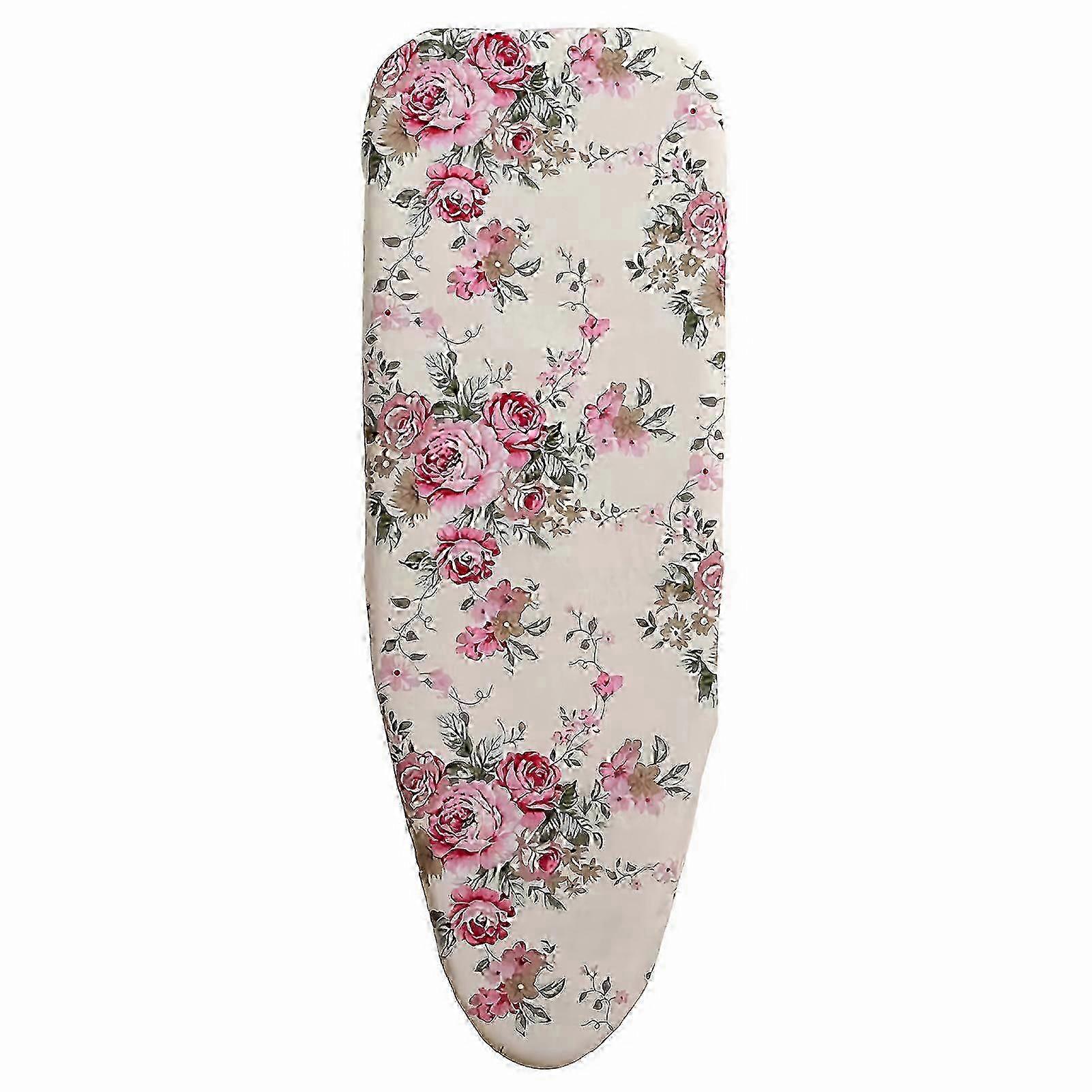 Universal Cotton Drawstring Ironing Board Cover Stain Resistant Thick Protective Scorch Cloth