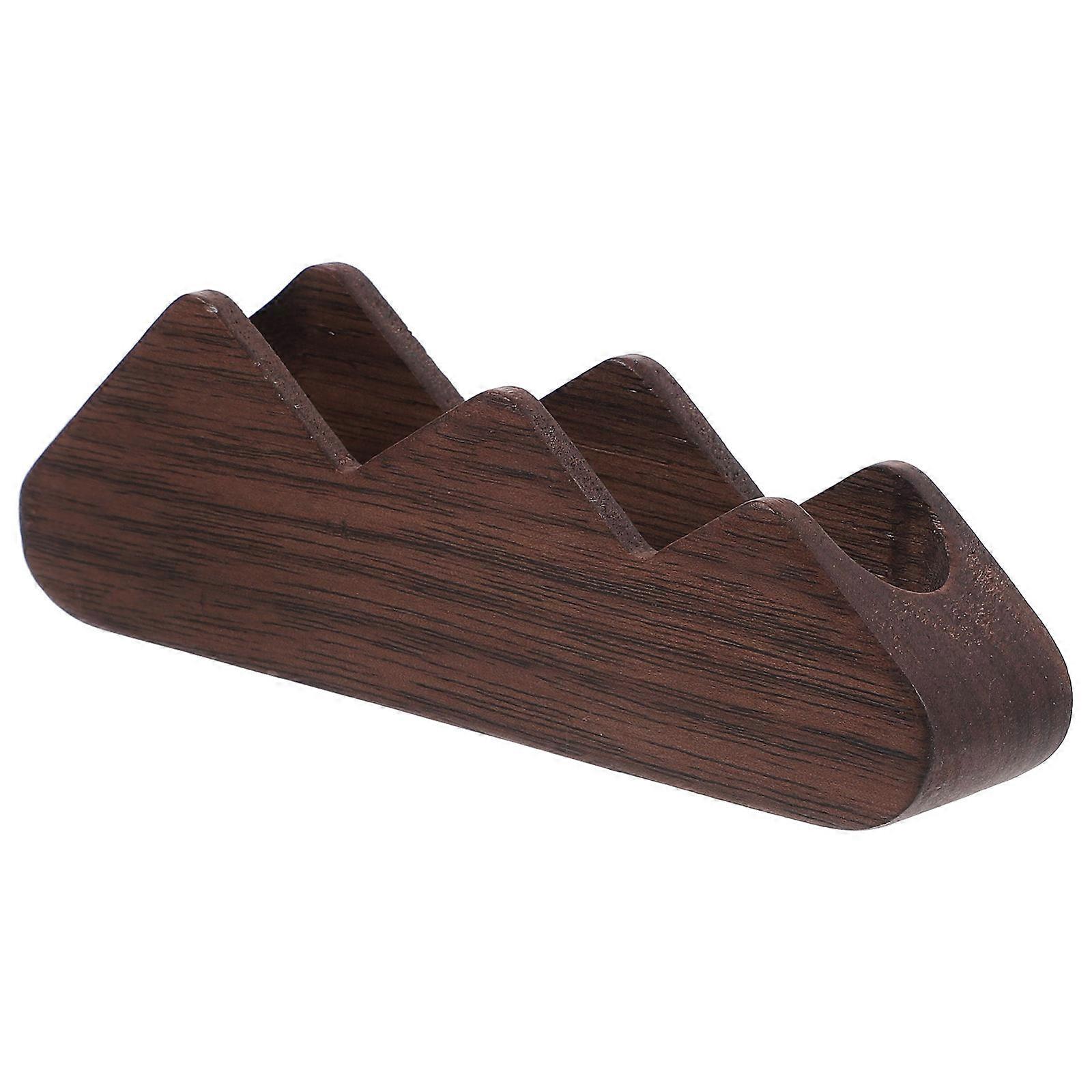Desktop Card Stand Business Cards Container Office Rectangular Card Storage 1Pcs