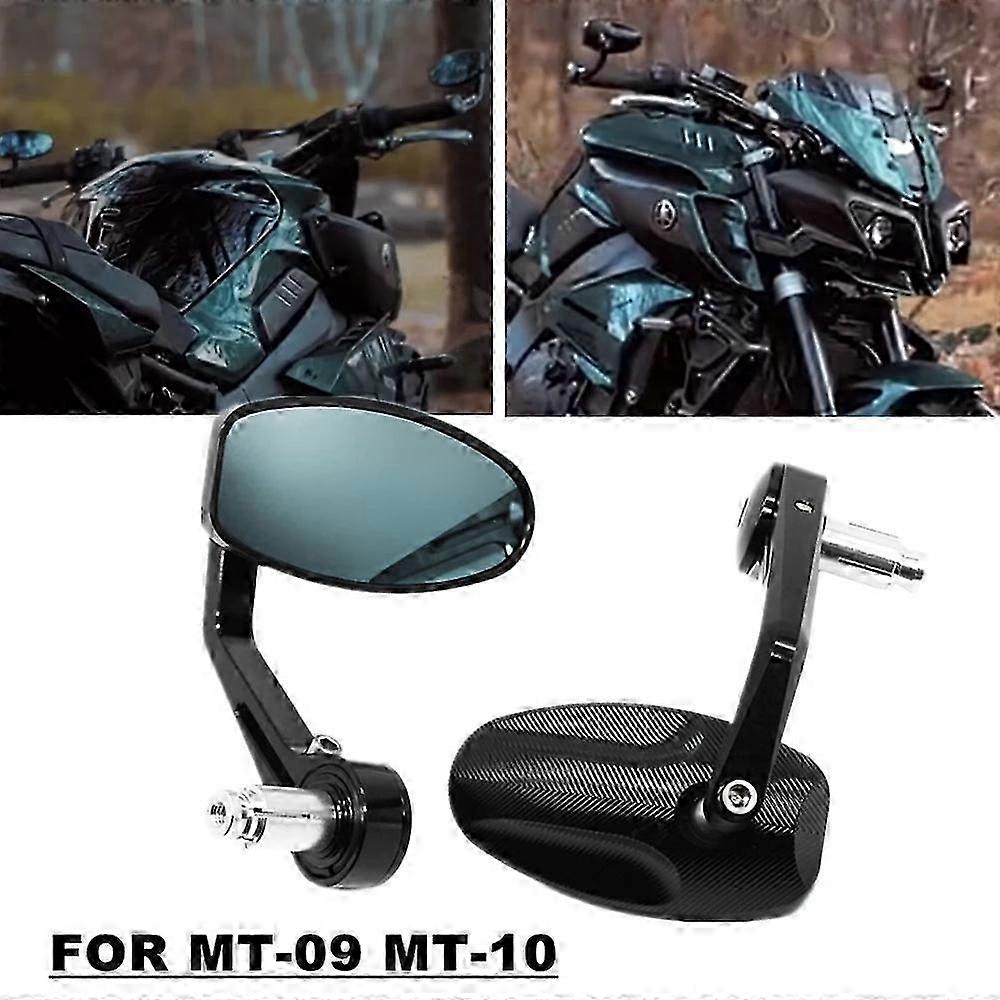 CNC Rearview Mirror for Motorcycle Handlebars, Compatible with Yamaha MT-10, MT-09, FZ-09, 2015-2022