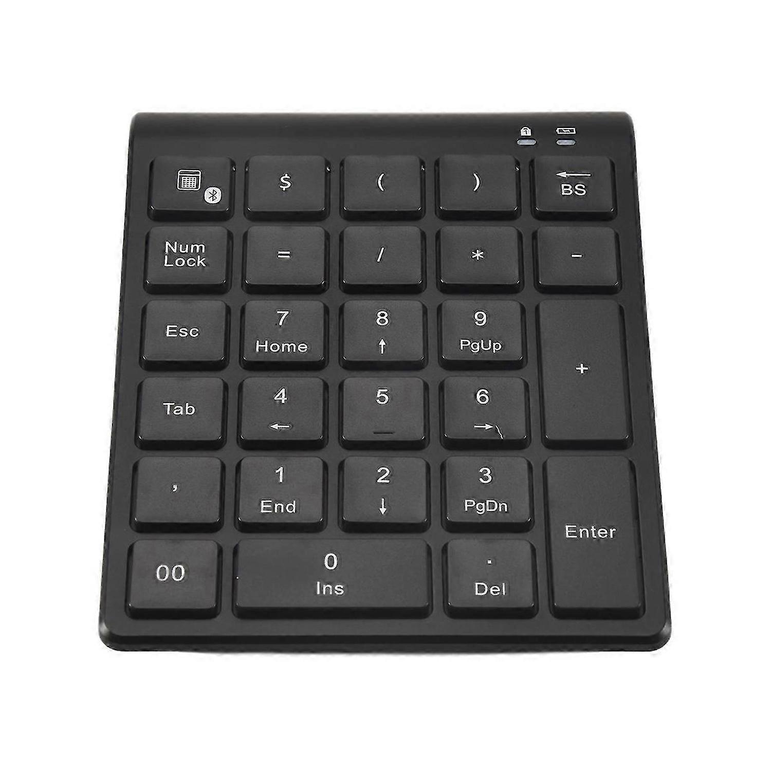 27 Keys Bluetooth Wireless Numeric Keypad Mini Numpad With More Function Keys Digital Keyboard For P